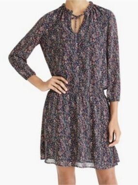 J.crew Mercantile floral light weight mini summer dress size XXS